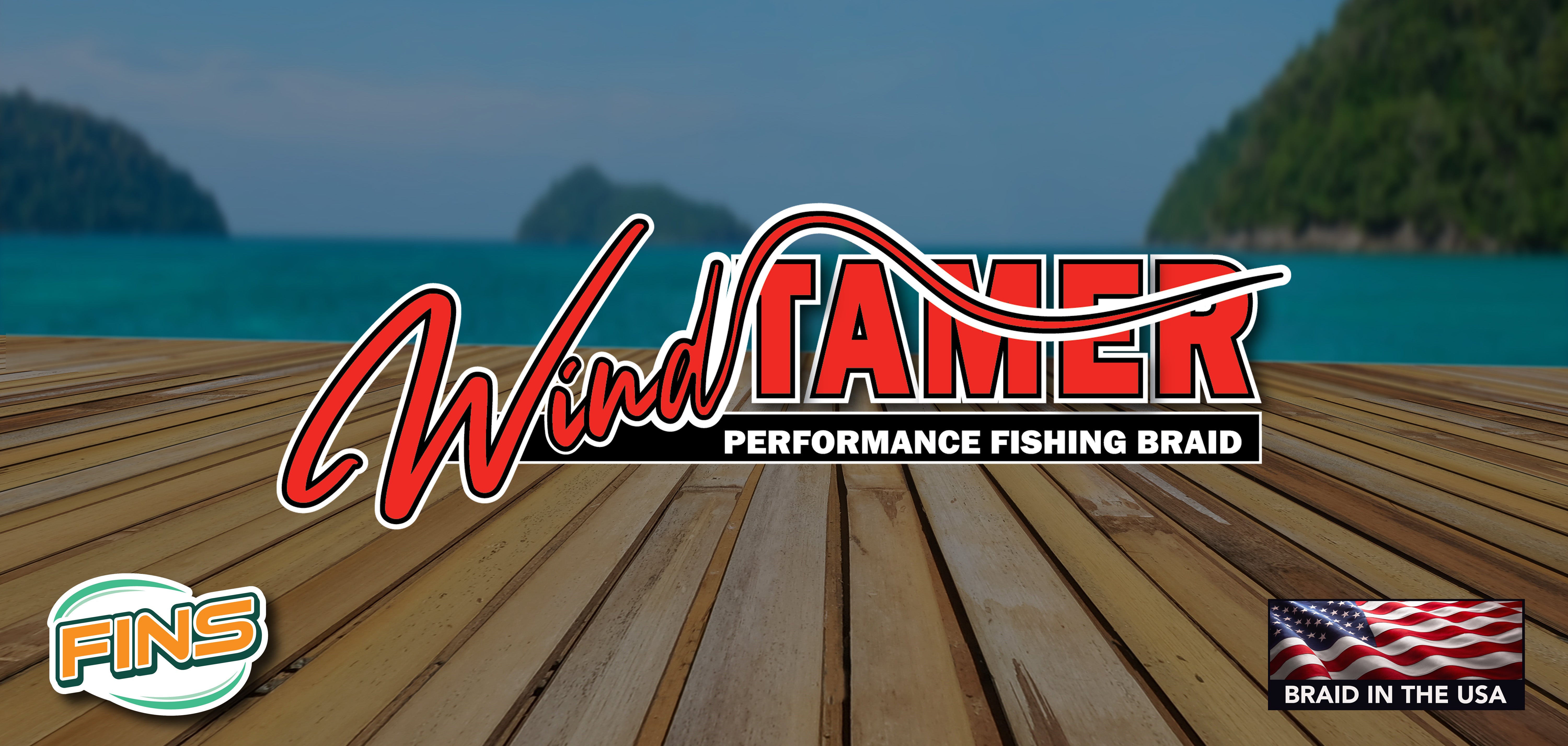 FINS Windtamer Fishing Braid 40-80lb. – FINS Braids
