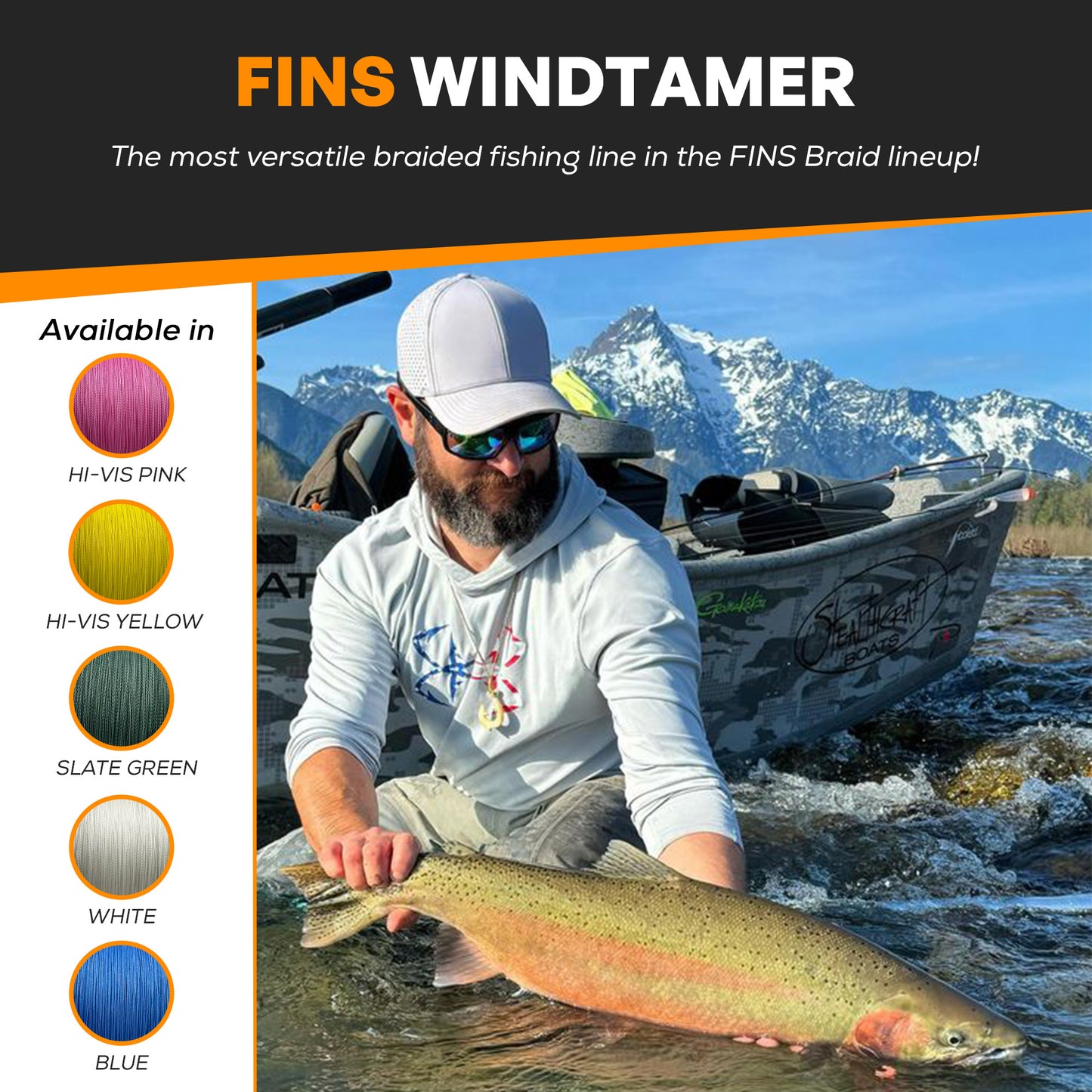 Windtamer Fishing Braid 4-8lb.