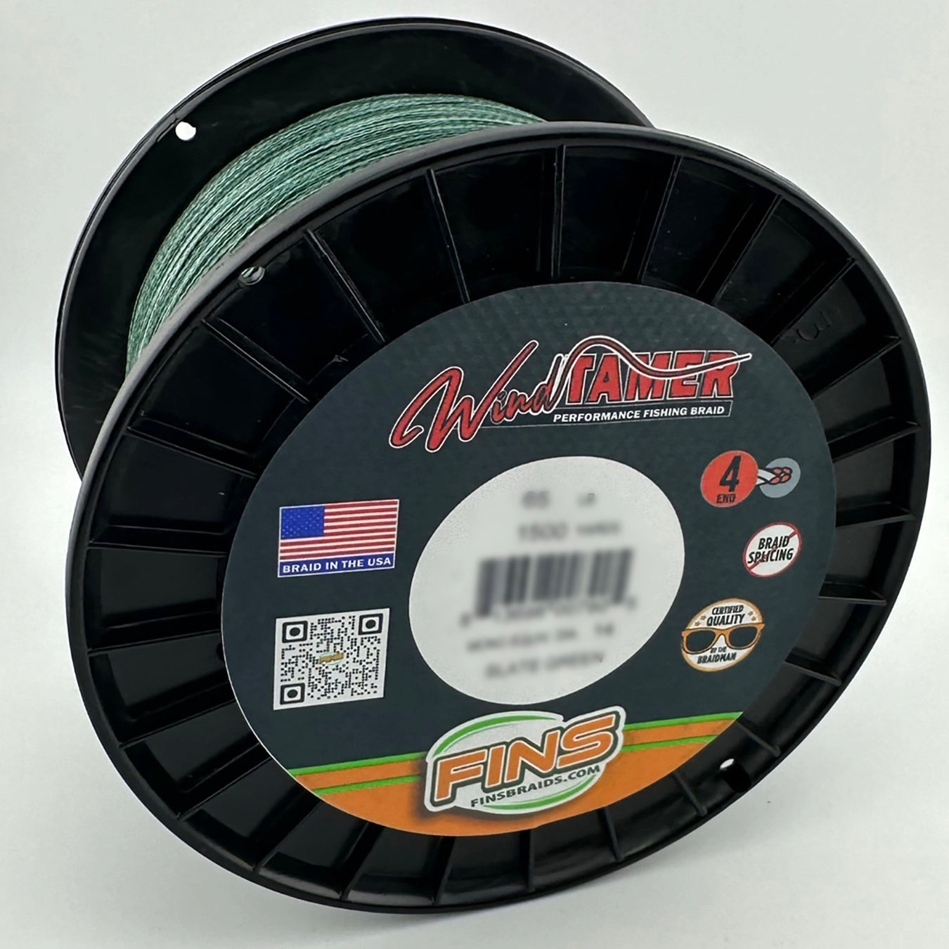 Lunker Braided Line - Thinner, Stronger, 300/547 Yards, 6-80LBs,  Black/Green