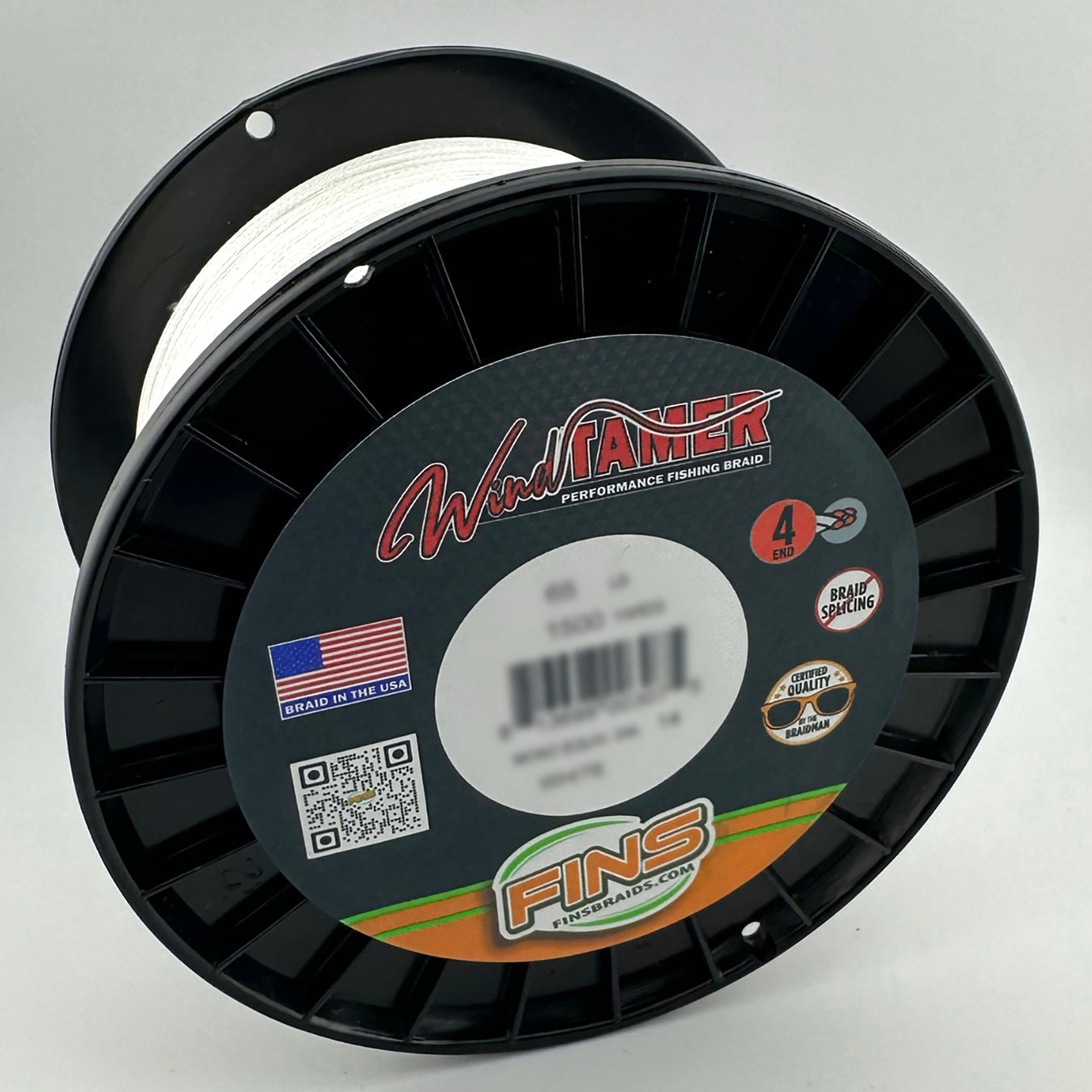 FINS 100lb 2400yards Multi-colors Braided Fishing Line. MADE IN USA. 40%  OFF