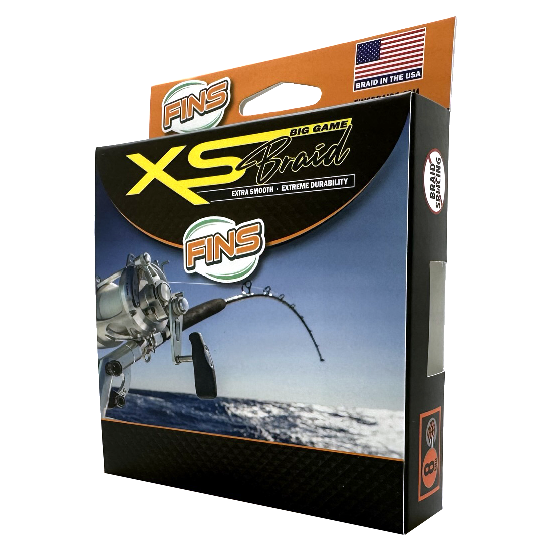 FINS XS Braided Fishing Line Extra Smooth by Braidman 